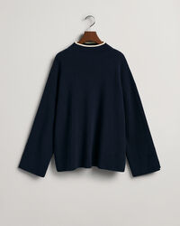 Joustinneulepusero kilpikonnakauluksella