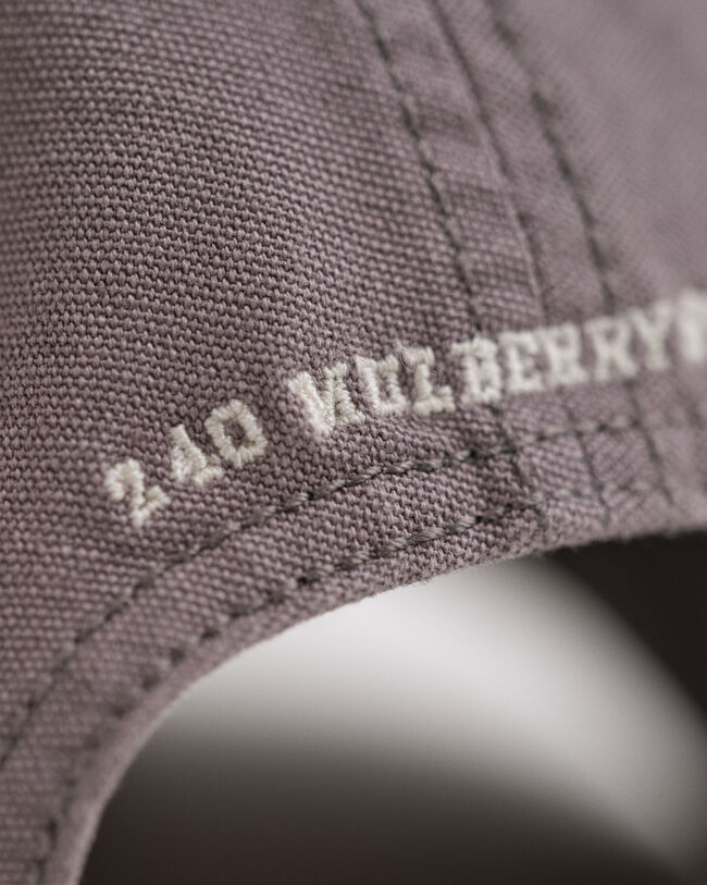 Pesukäsitelty kanvaasikankainen lippalakki