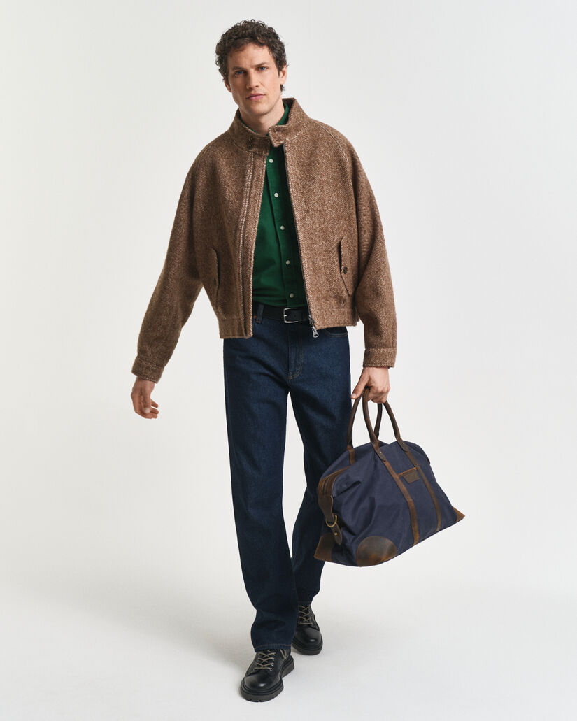 Regular fit ‑mitoitettu tvillipaita