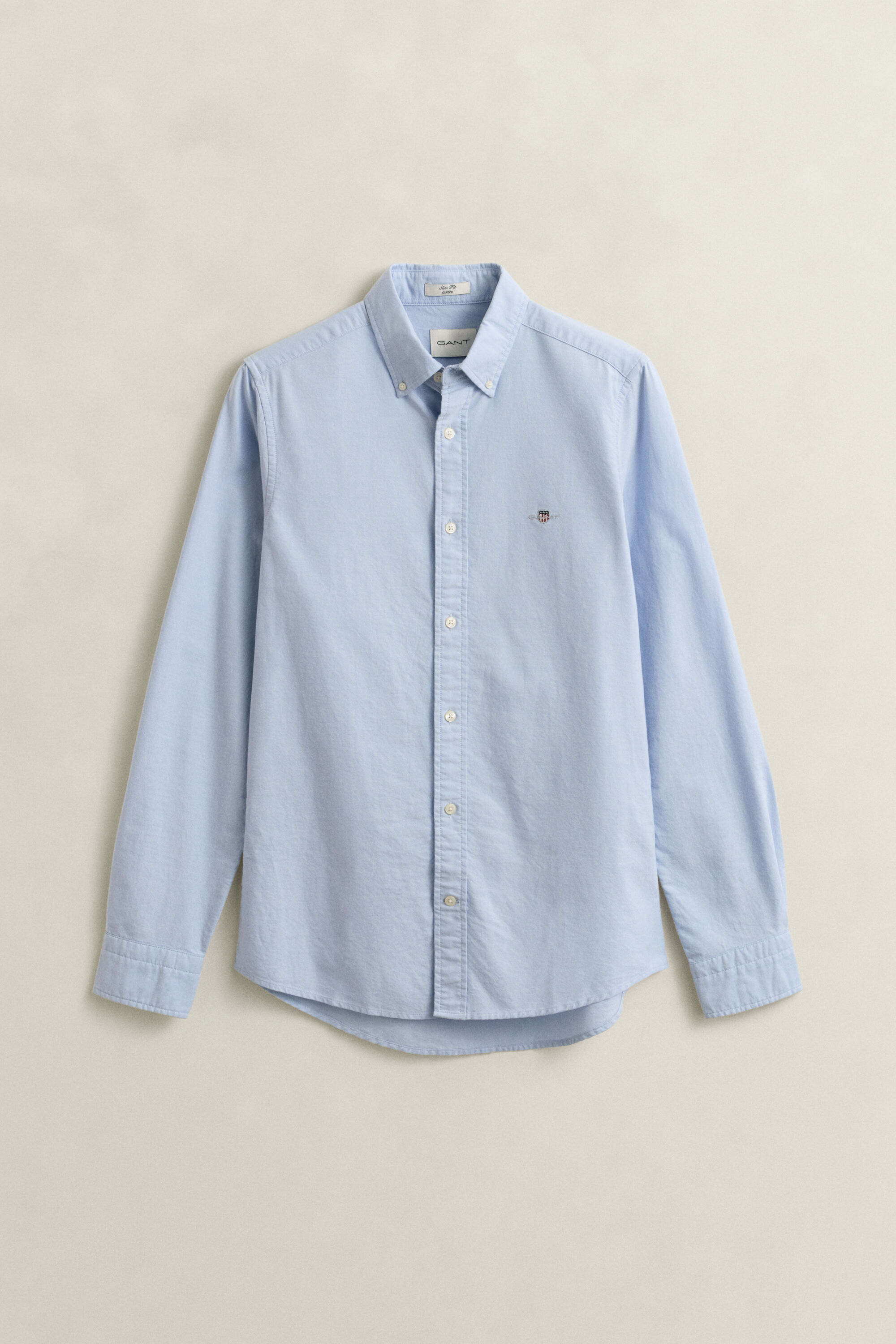 Slim fit ‑mitoitettu klassinen oxford-paita
