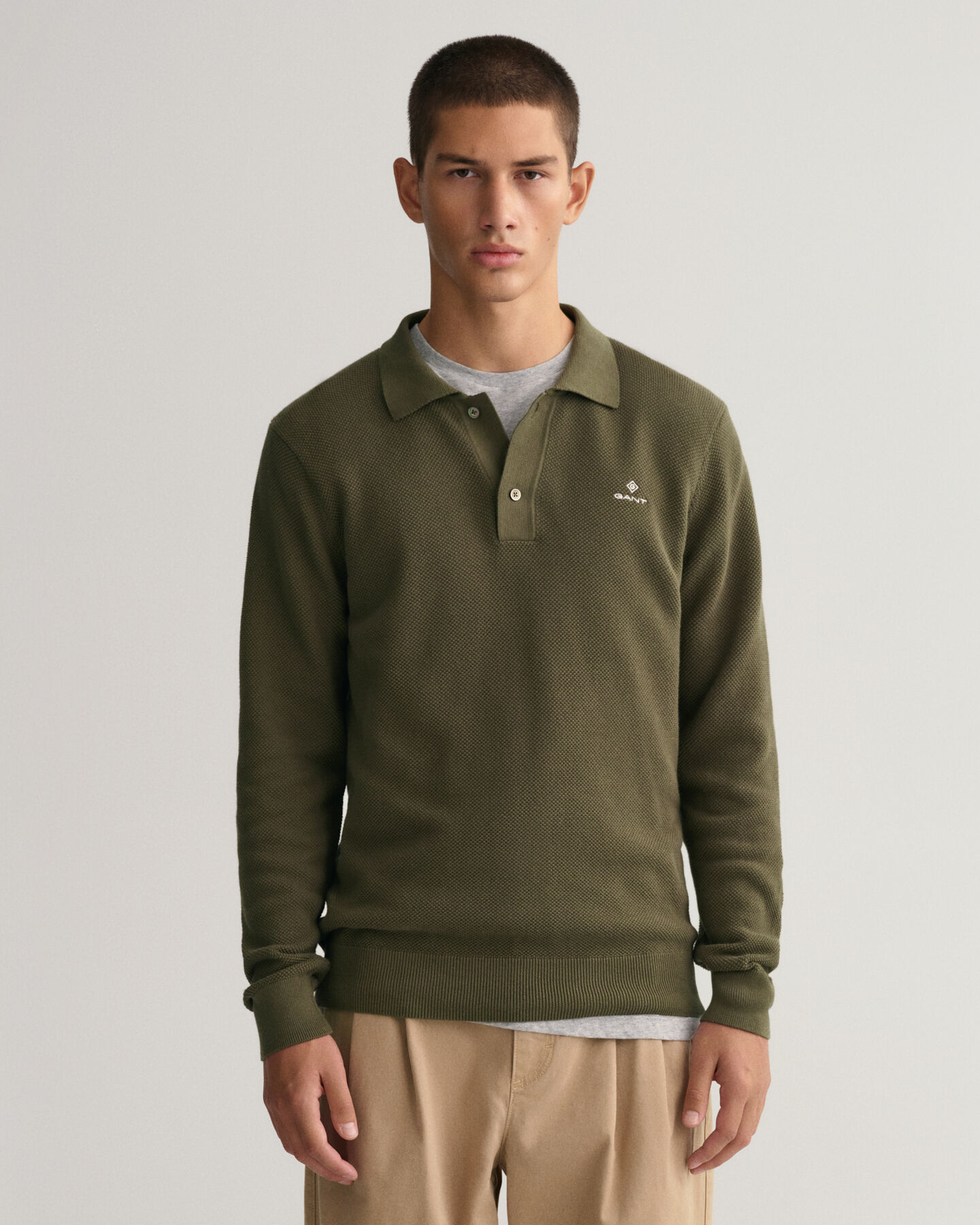 Puuvillapikeeneulepusero