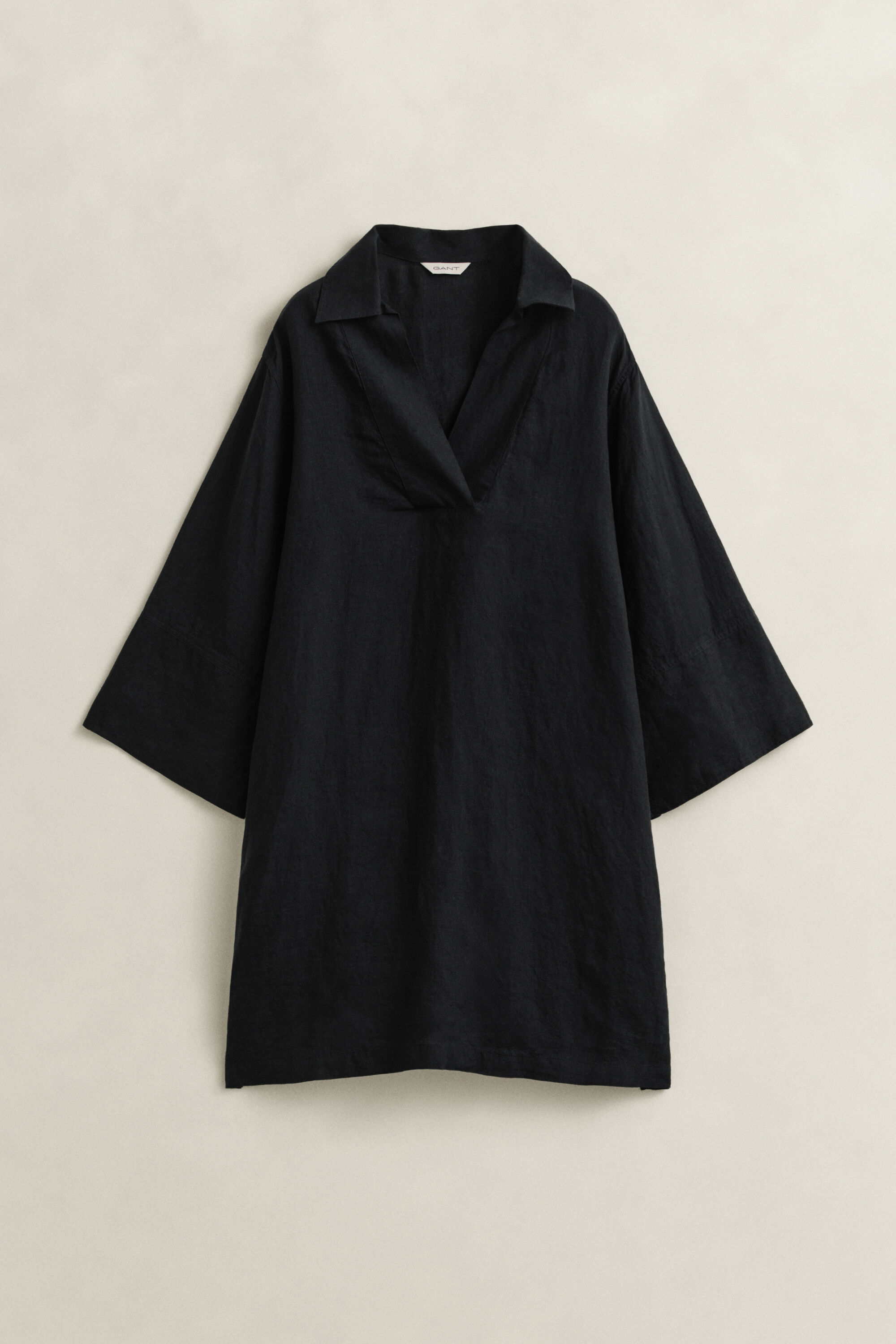 Pään yli sujautettava pellavamekko