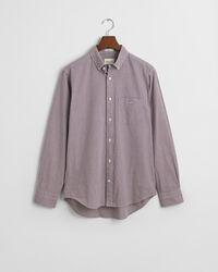 Regular fit ‑mitoitettu gingham-pikkuruutuinen popliinipaita