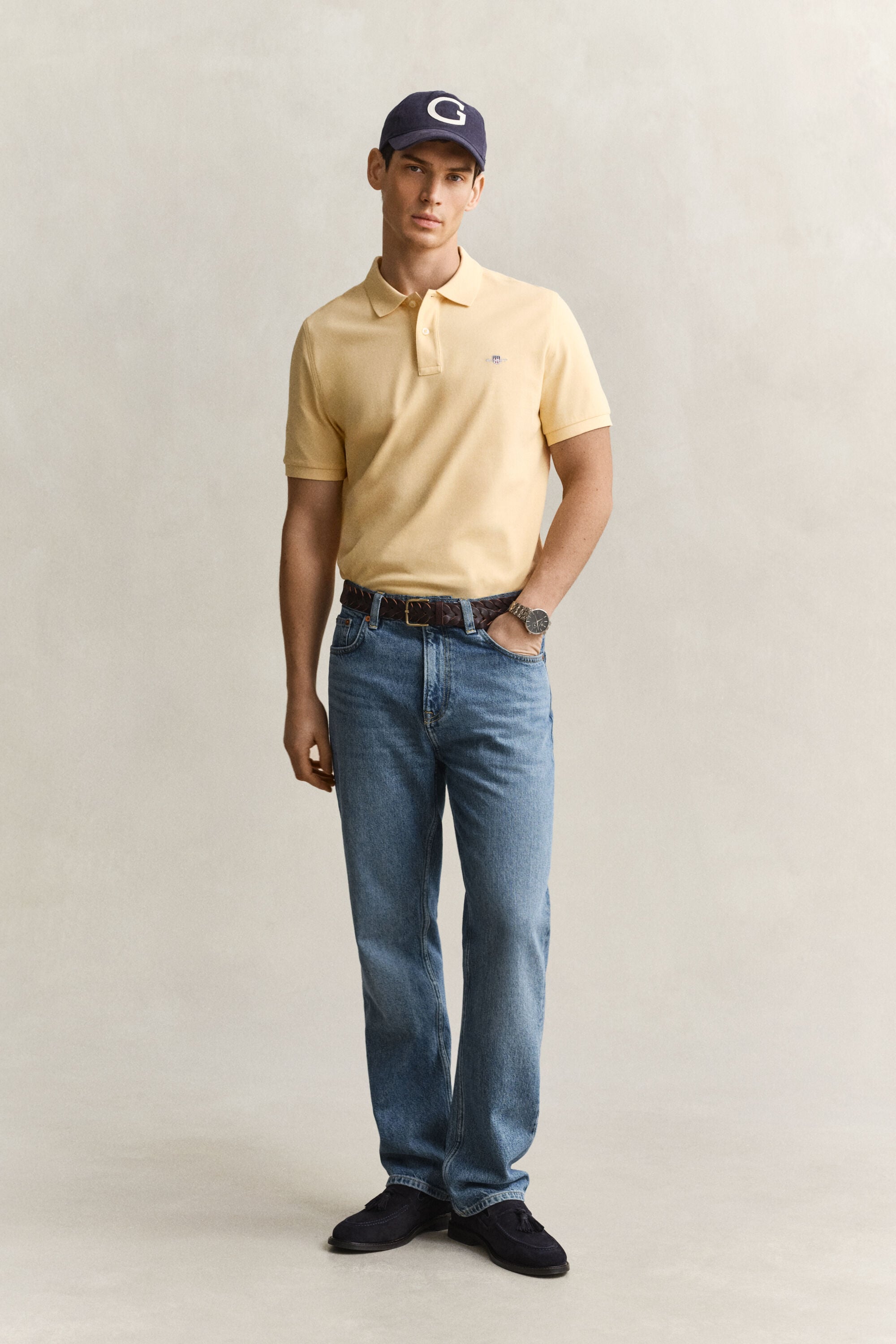 Regular fit ‑mitoitettu pikeepaita