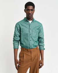 Regular fit ‑mitoitettu kalanruotokuvioinen flanellipaita