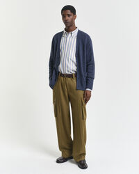 Villasekoitteinen mouliné-neuletakki