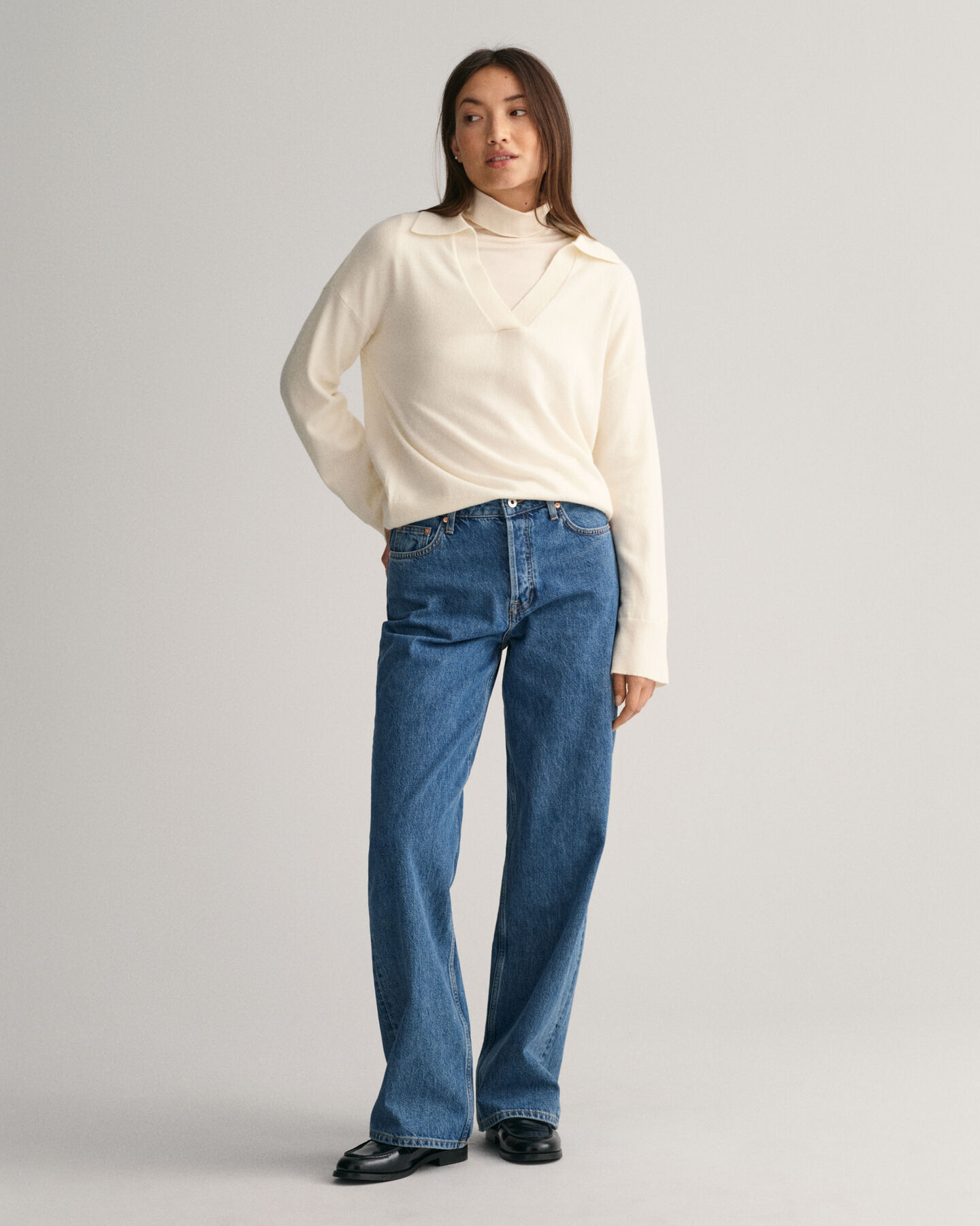 Rugger-paita eritt&auml;in hienosta lampaanvillasta