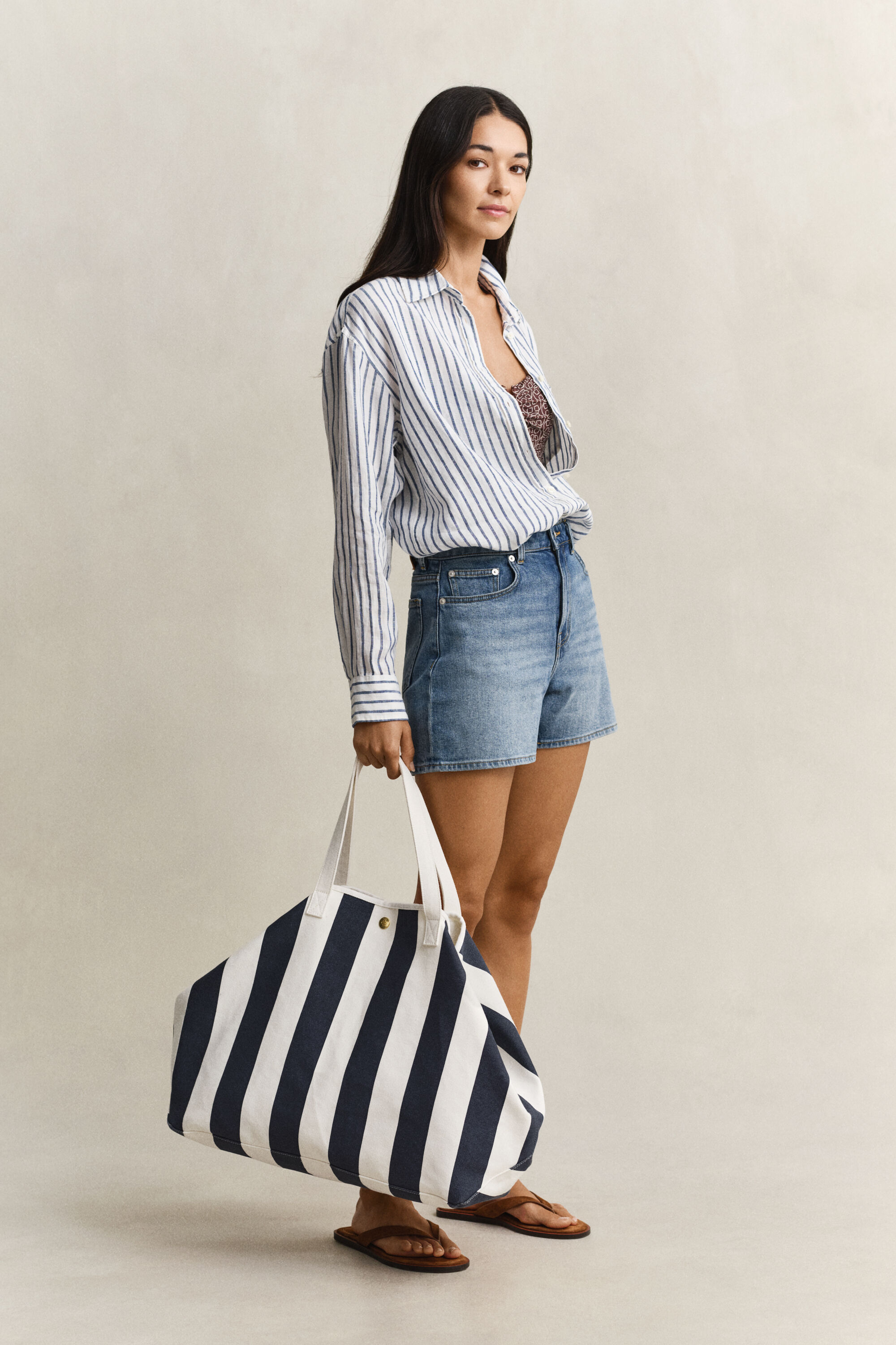 Kanvaasikankainen rantakassi