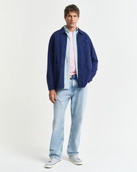 Regular&nbsp;fit ‑mitoitettu raidallinen klassinen oxford-paita