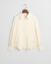 Regular&nbsp;fit ‑mitoitettu raidallinen satiinipaita