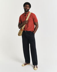 Regular fit -mitoitettu Shield-pikeepaita