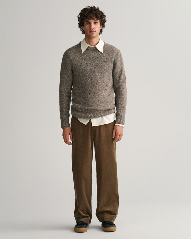 Vakosamettiset puvunhousut