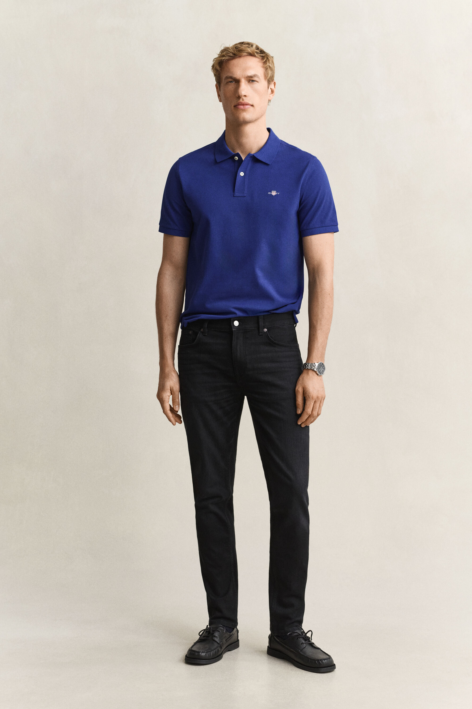 Slim fit ‑mitoitetut farkut