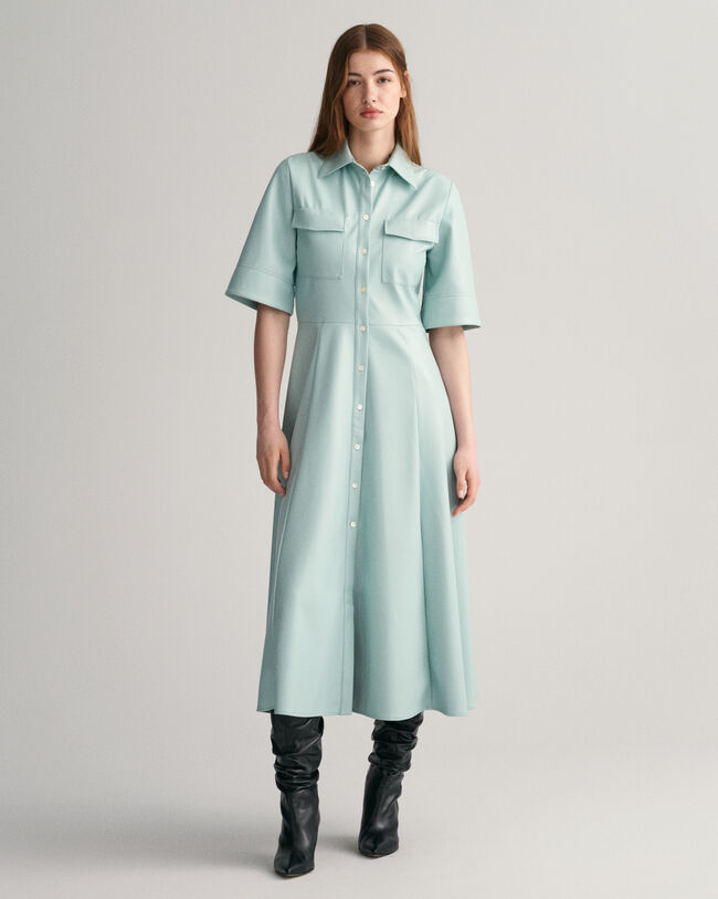 Tekonahkainen paitamekko