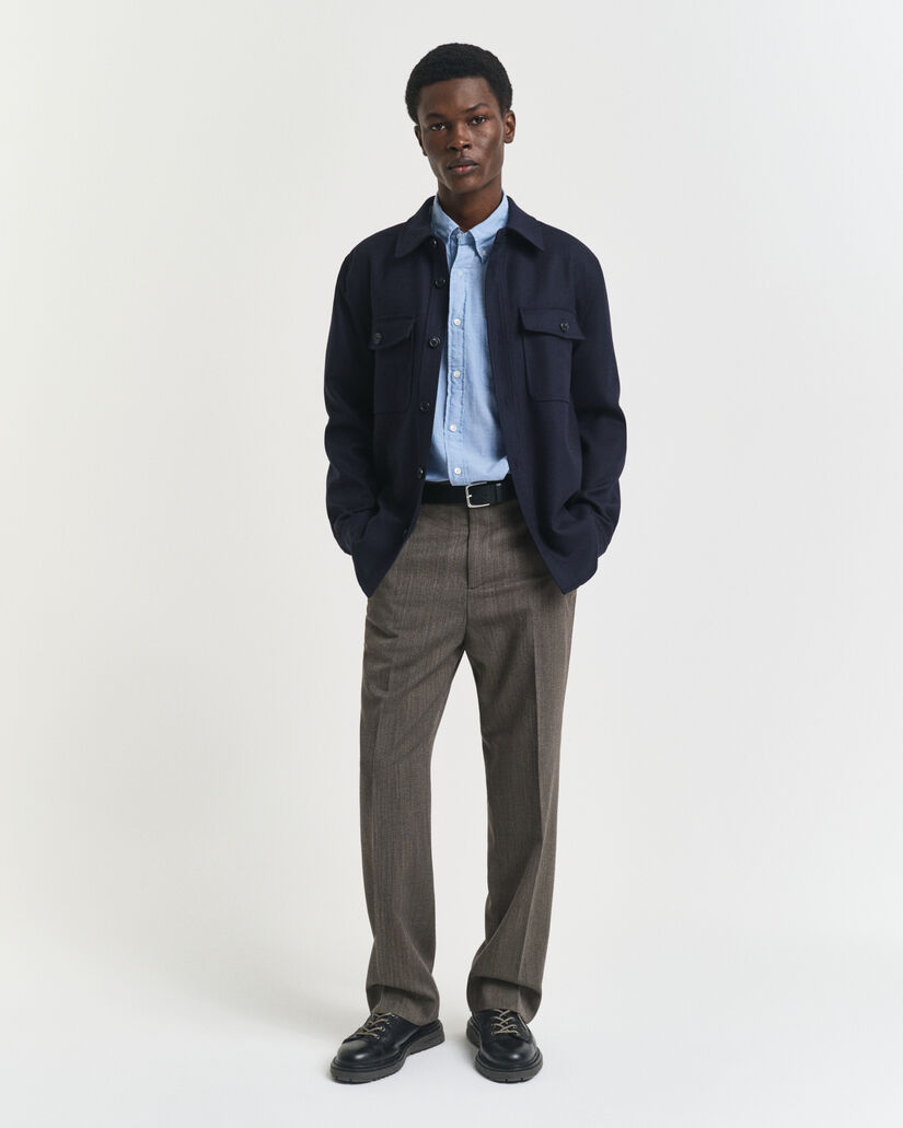 Kalanruotokuvioiset puvunhousut