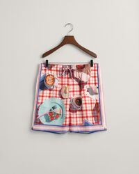 Printtikuvioidut silkkishortsit