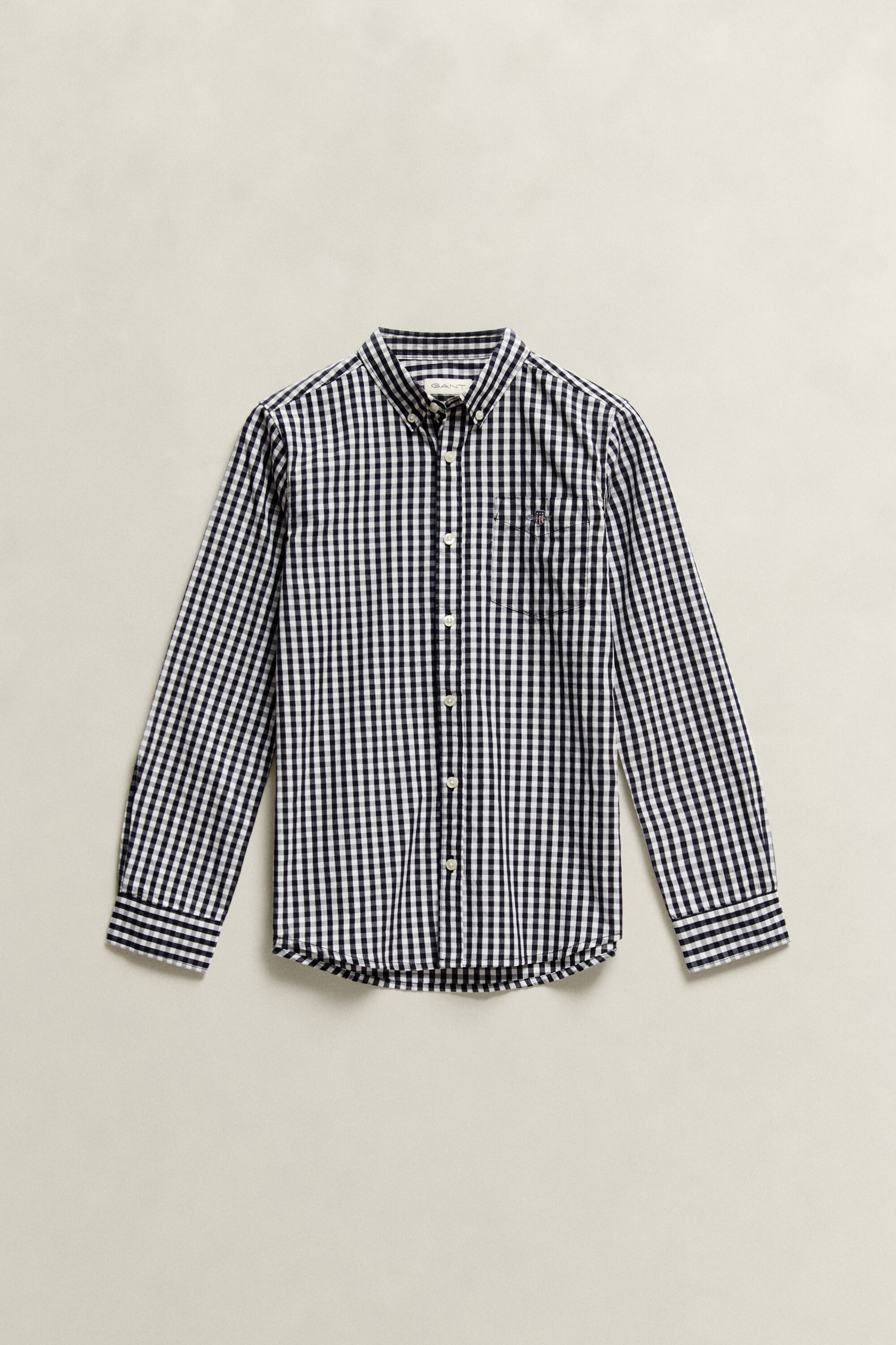 Teen Boys ‑malliston gingham-popliinipaita