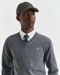 Ohut lampaanvillaneule, v-pääntie