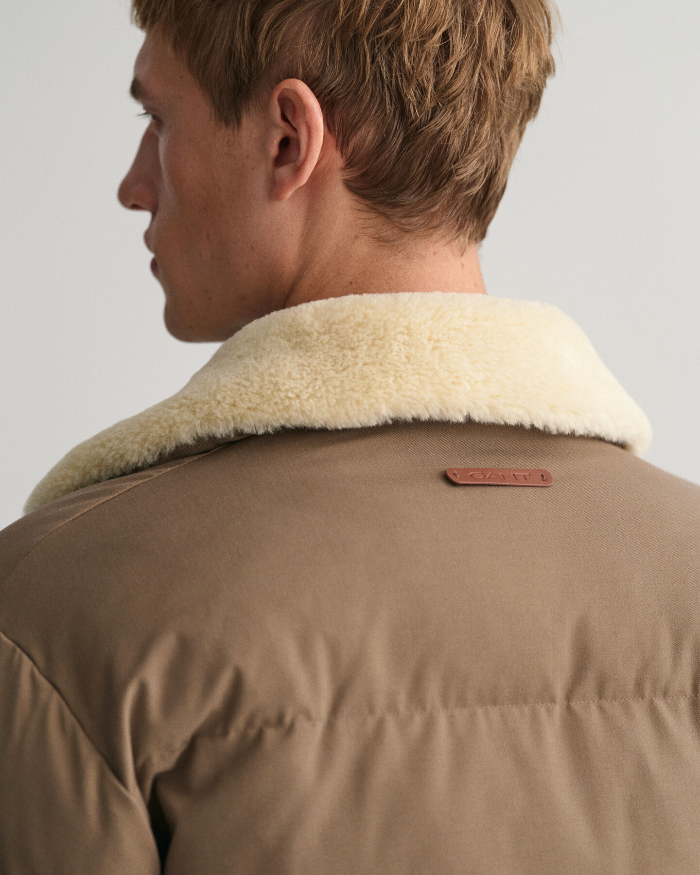 Flanellikankainen Puffer-takki