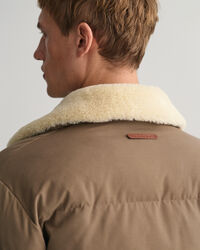 Flanellikankainen Puffer-takki