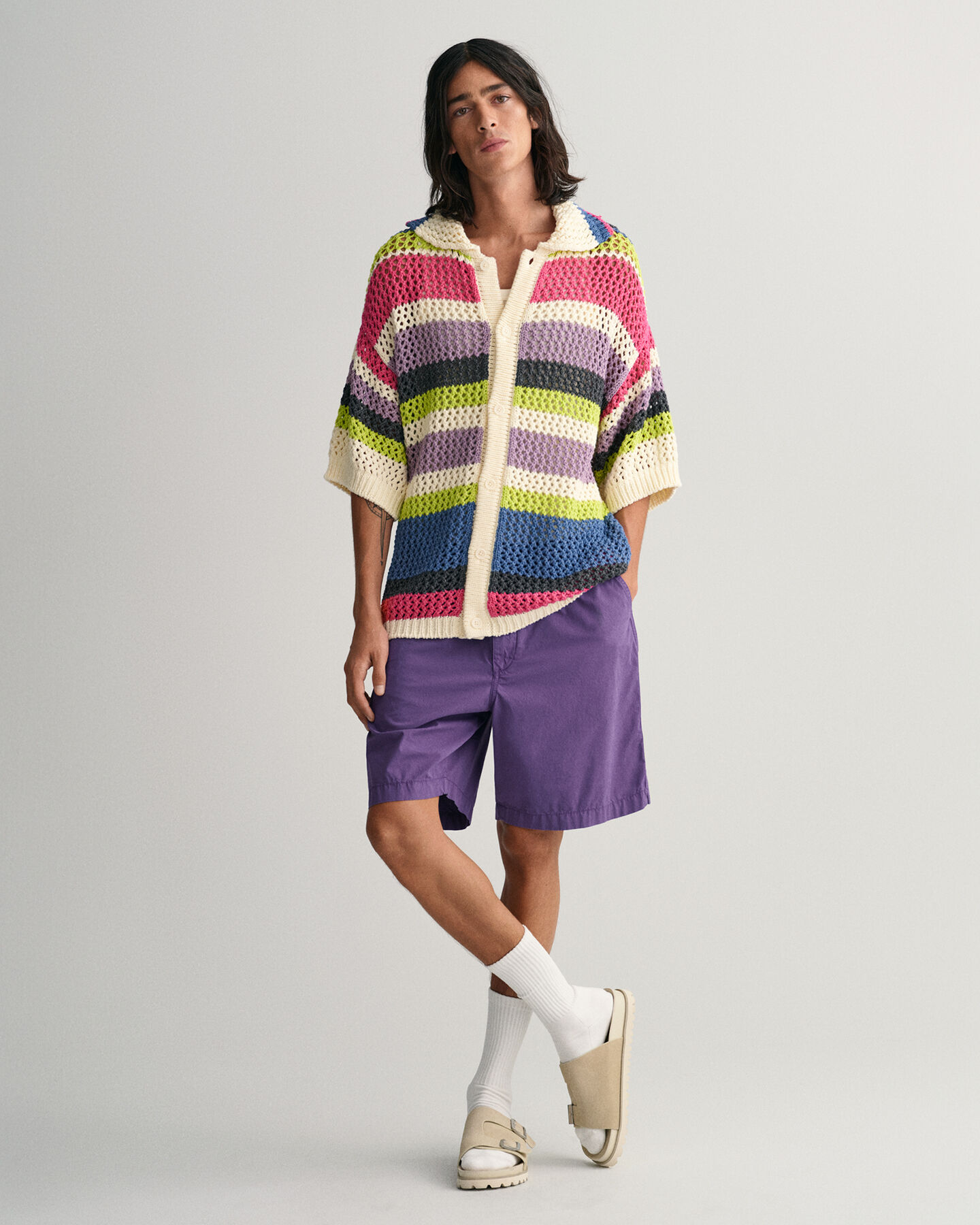 Kohopintainen pikeeneulepusero