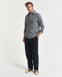 Regular fit ‑mitoitettu meleerattu flanellipaita