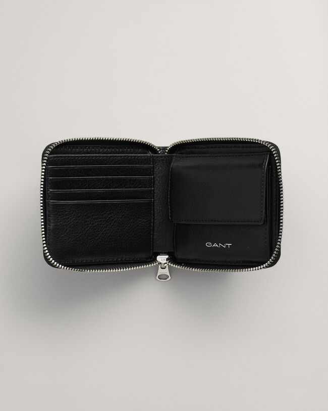 Vetoketjullinen nahkalompakko