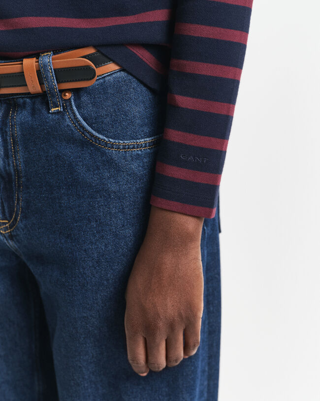 Pitkähihainen Breton-raidallinen pikeepaita