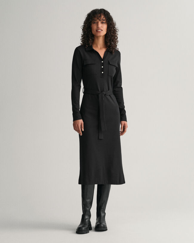 Slim&nbsp;fit ‑mitoitettu jerseypikeemekko