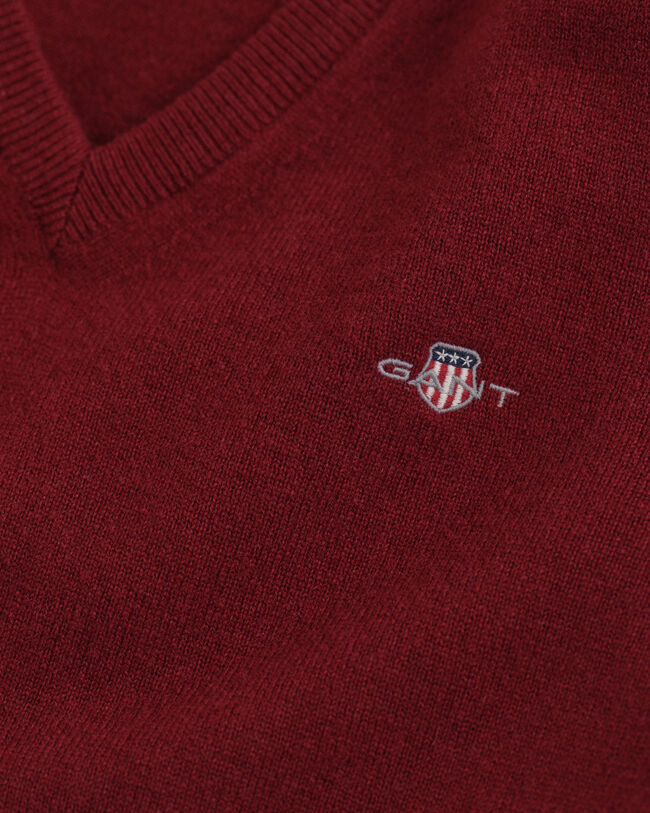 Ohut lampaanvillaneule, v-pääntie