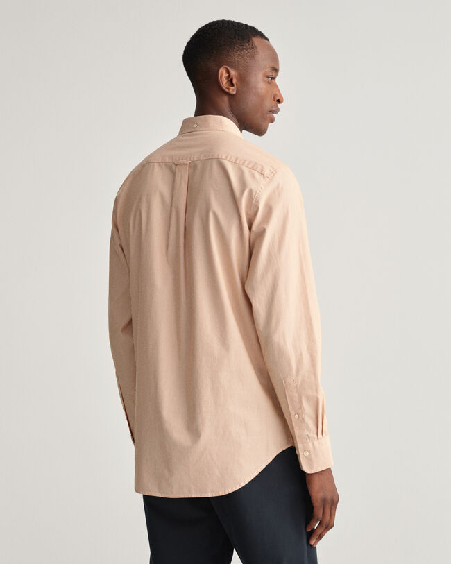 Regular fit ‑mitoitettu pystyraidallinen paita broadcloth-kankaasta