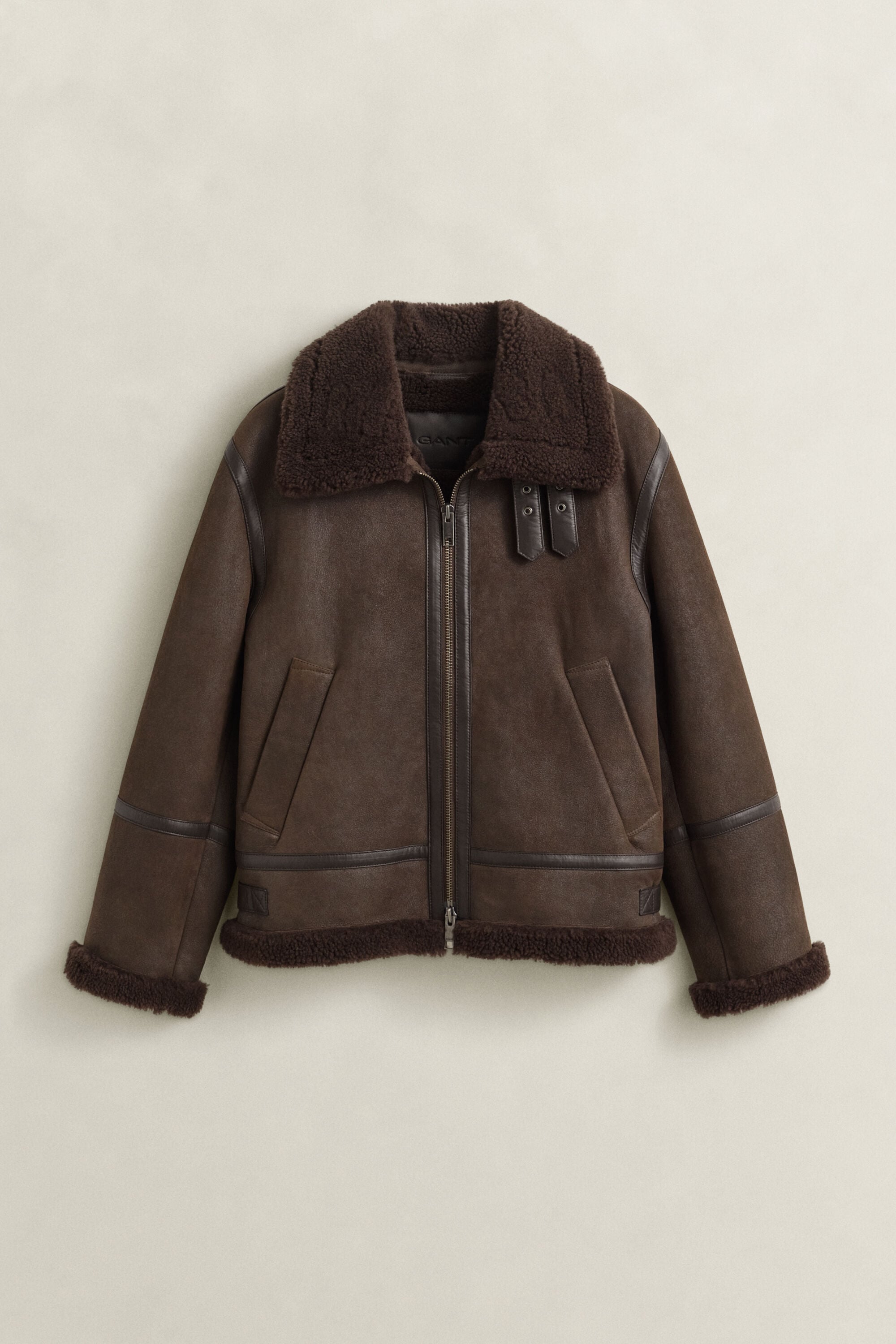 Shearling-takki