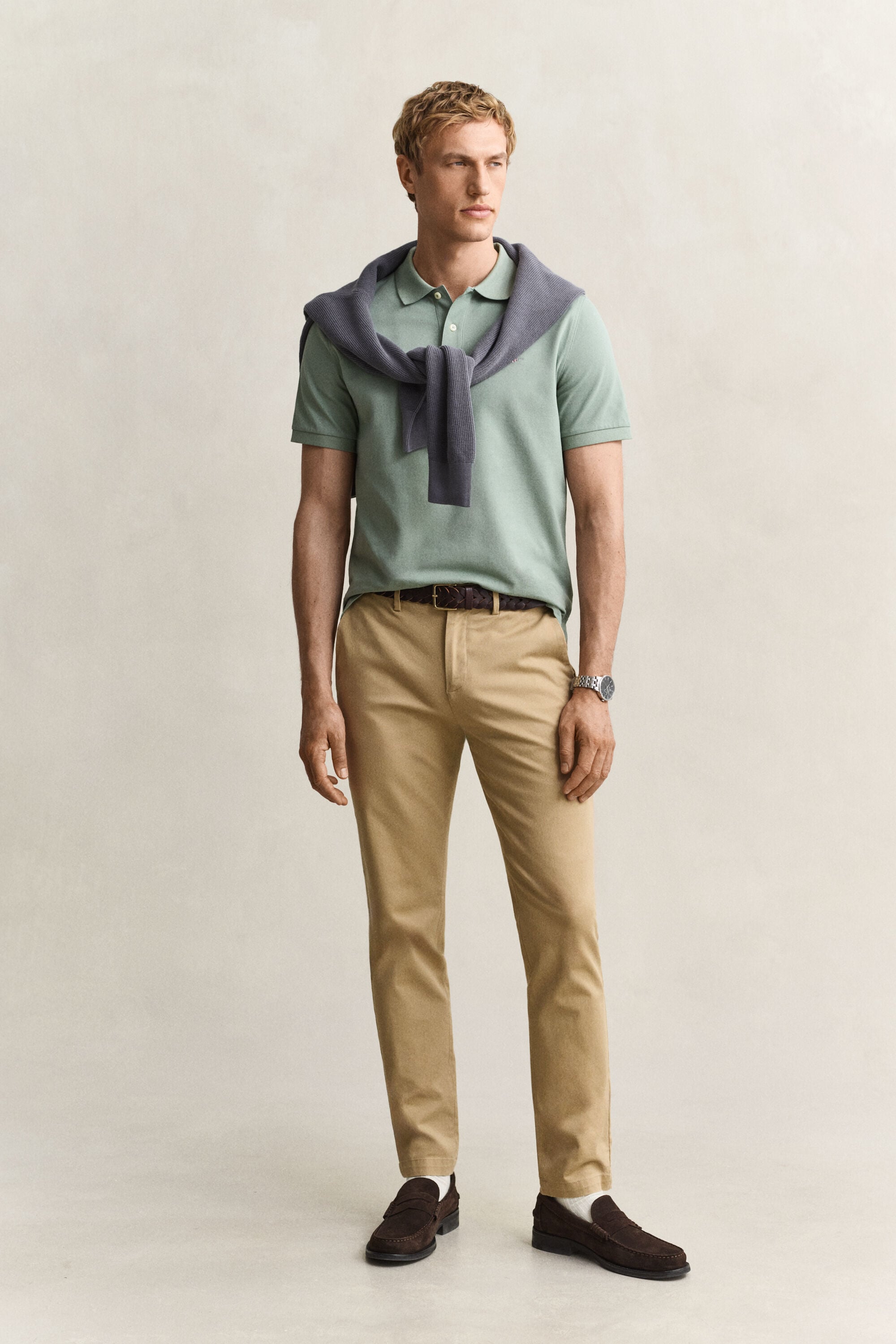Regular fit ‑mitoitettu pikeepaita