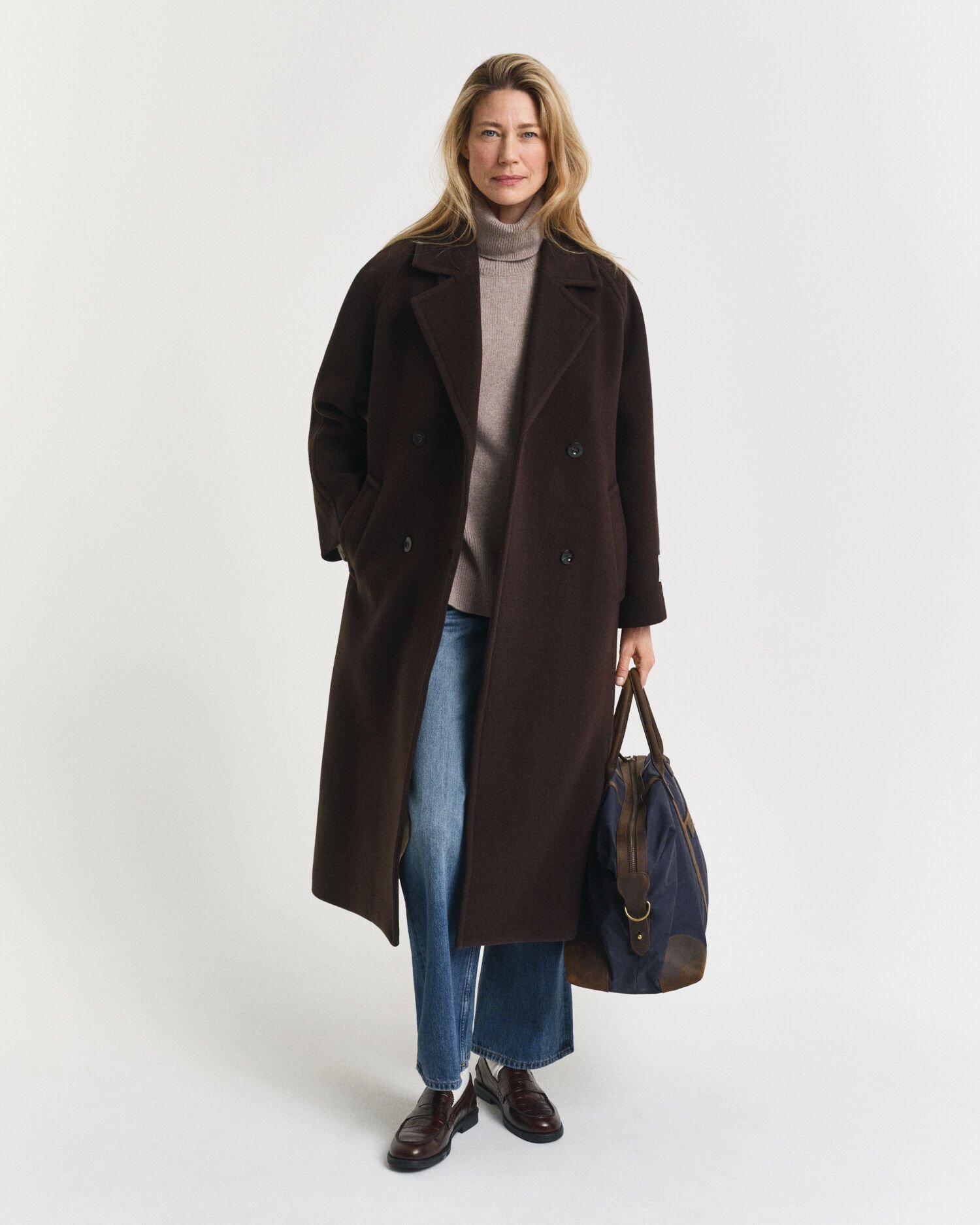 Villa-kašmirsekoitteinen pooloneulepusero