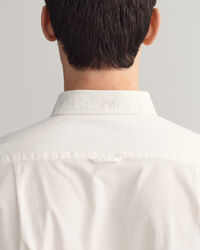 Slim fit ‑mitoitettu joustava oxford-paita