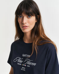 Sailing Graphic -t‑paita, pyöreä pääntie