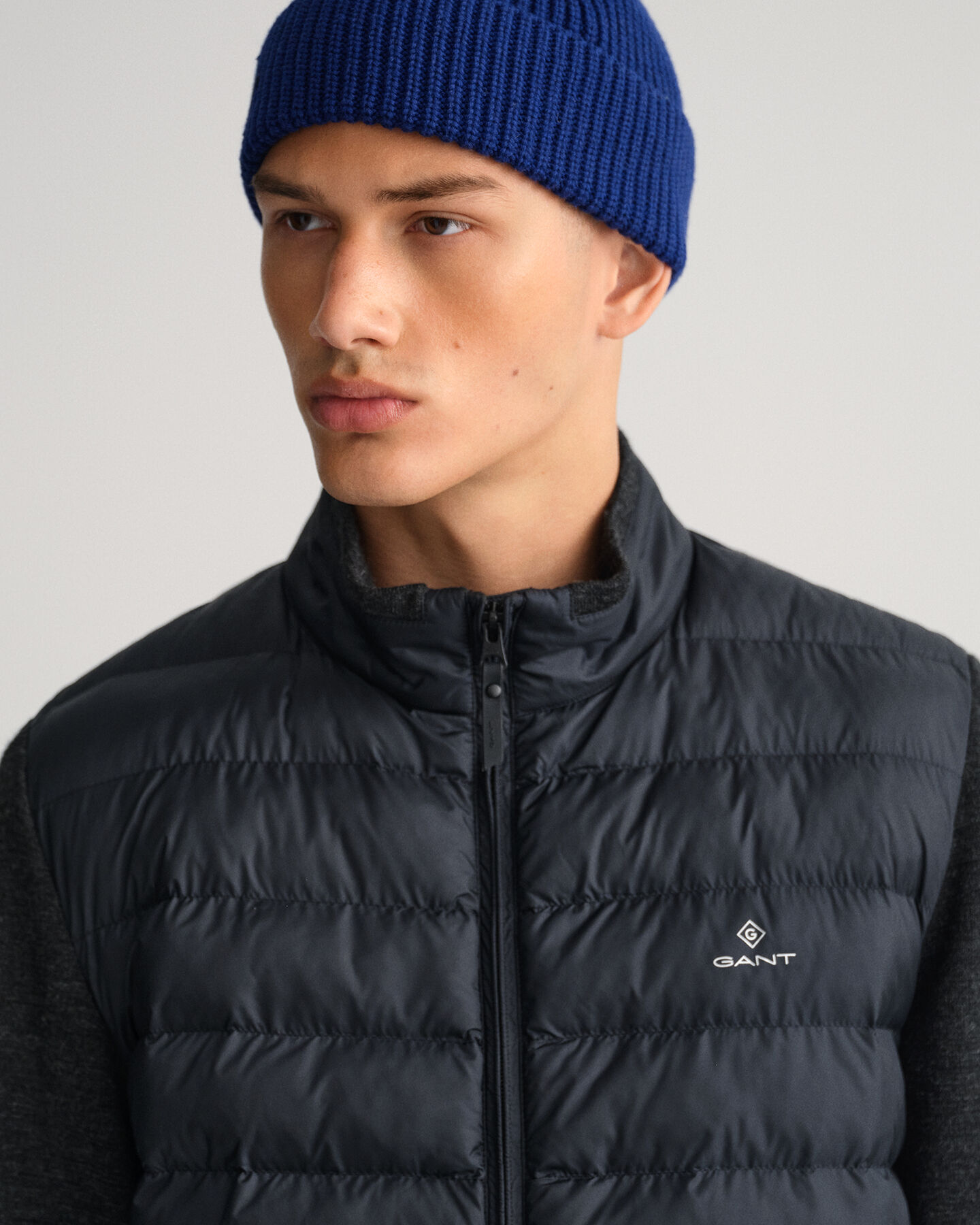 Kevyesti topattu Mixed Media -takki