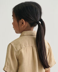 Kids-malliston lyhythihainen pellavapaita