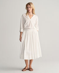 Raidallinen Seersucker Pull-On ‑hame