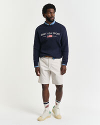 Relaxed fit ‑mitoitetut chinoshortsit