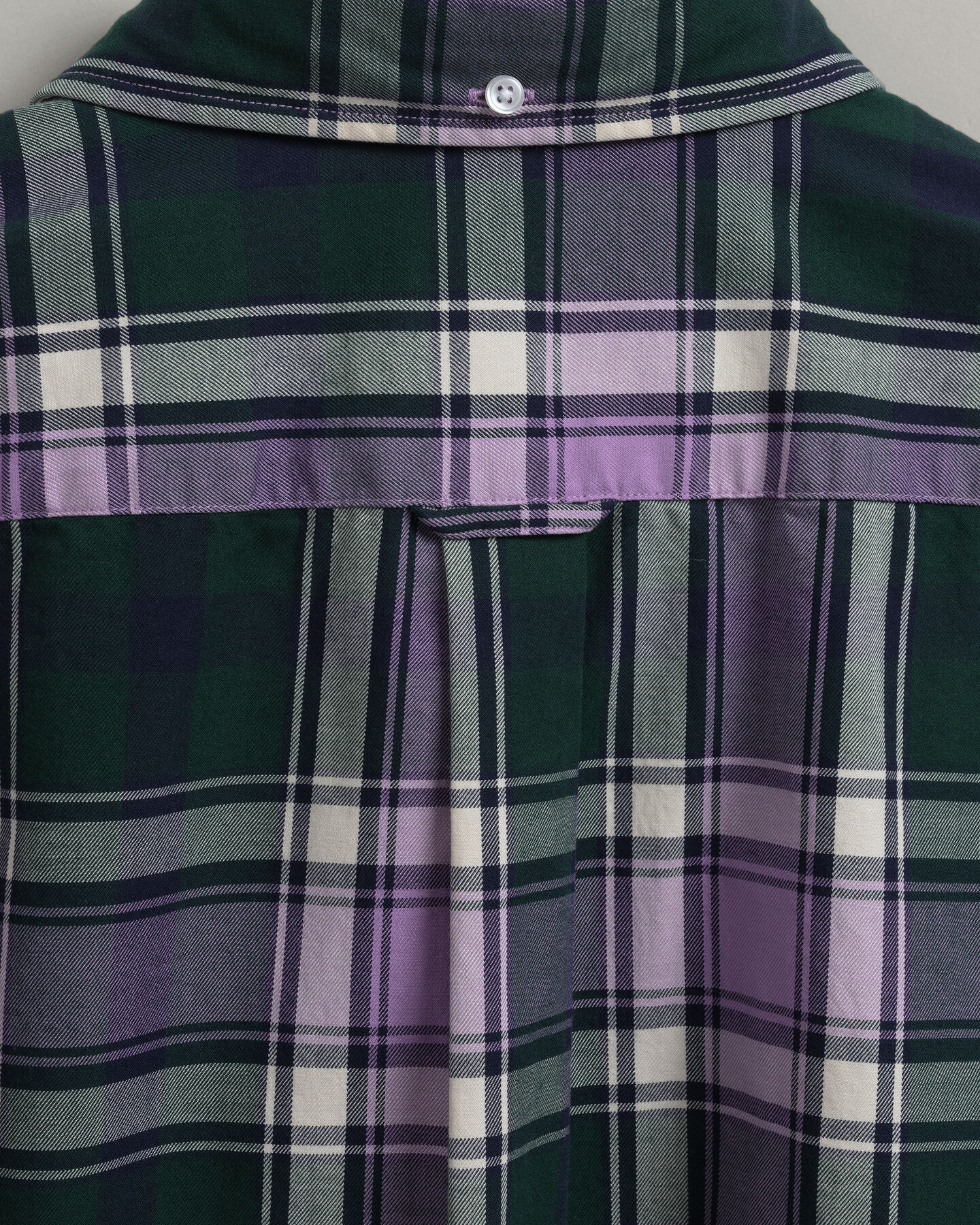 Oversized fit ‑mitoitettu tvillikankainen ruutupaita