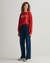 Teen Girls ‑malliston leve&auml;lahkeiset farkut