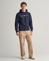 Painatuksella varustettu huppari