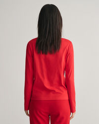 Pitkähihainen G-t-paita, jossa pyöreä pääntie