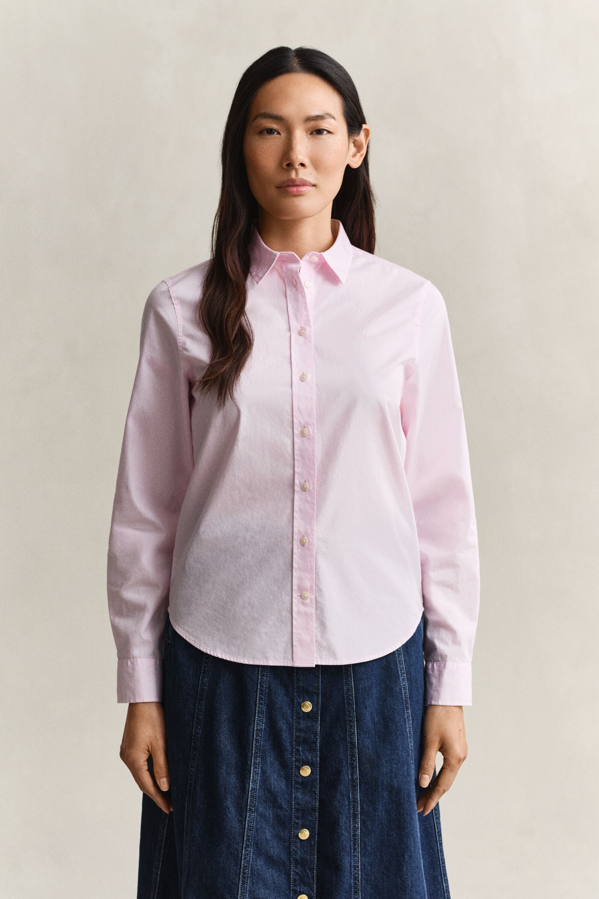 Regular fit ‑mitoitettu Classic-popliinipaita