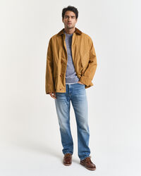 Villasekoitteinen mouliné-neulepusero, pyöreä pääntie