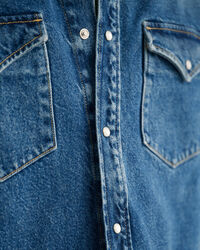 Relaxed fit ‑mitoitettu Western-farkkupaita