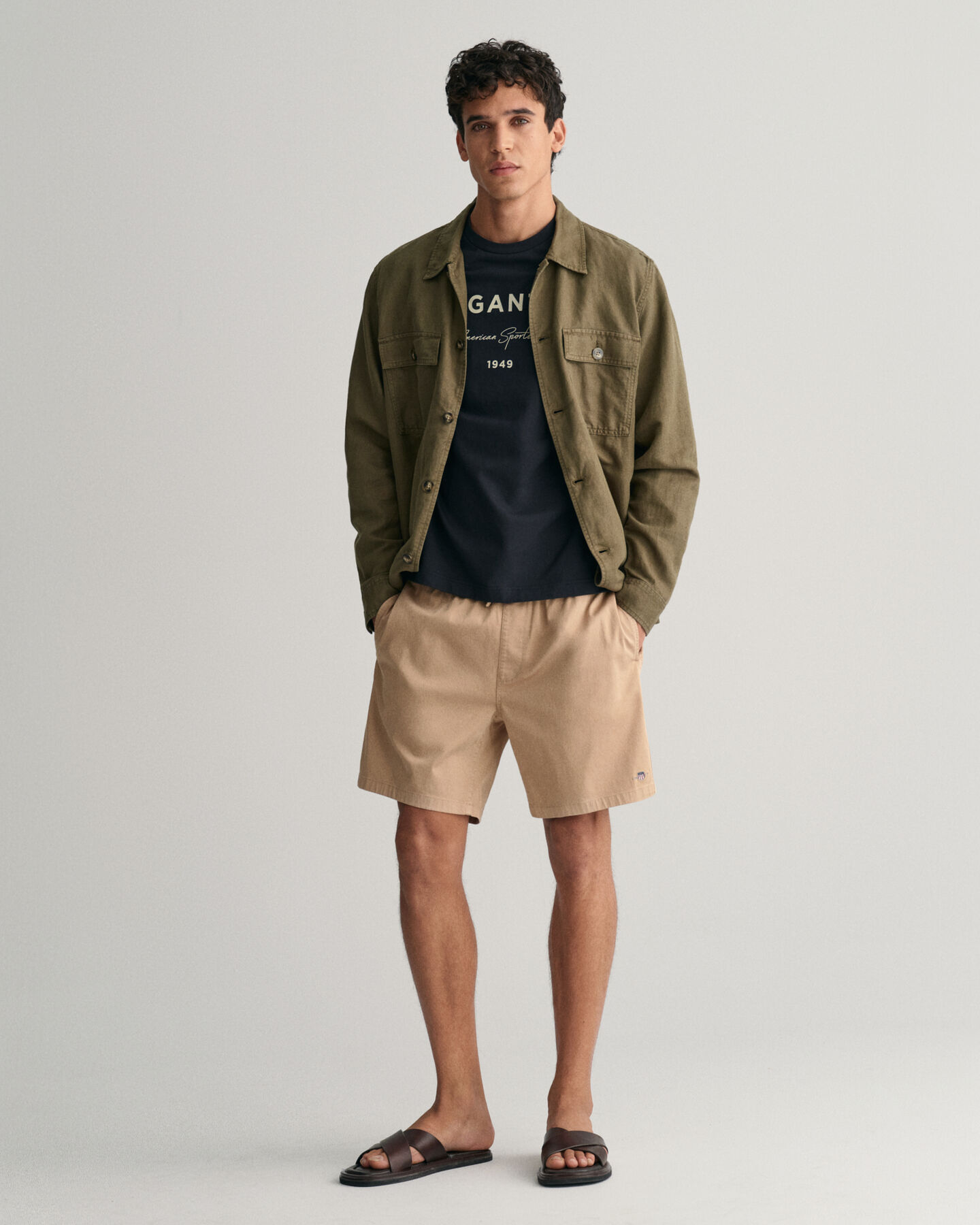 Printtikuvioitu GANT Script Graphic ‑t‑paita