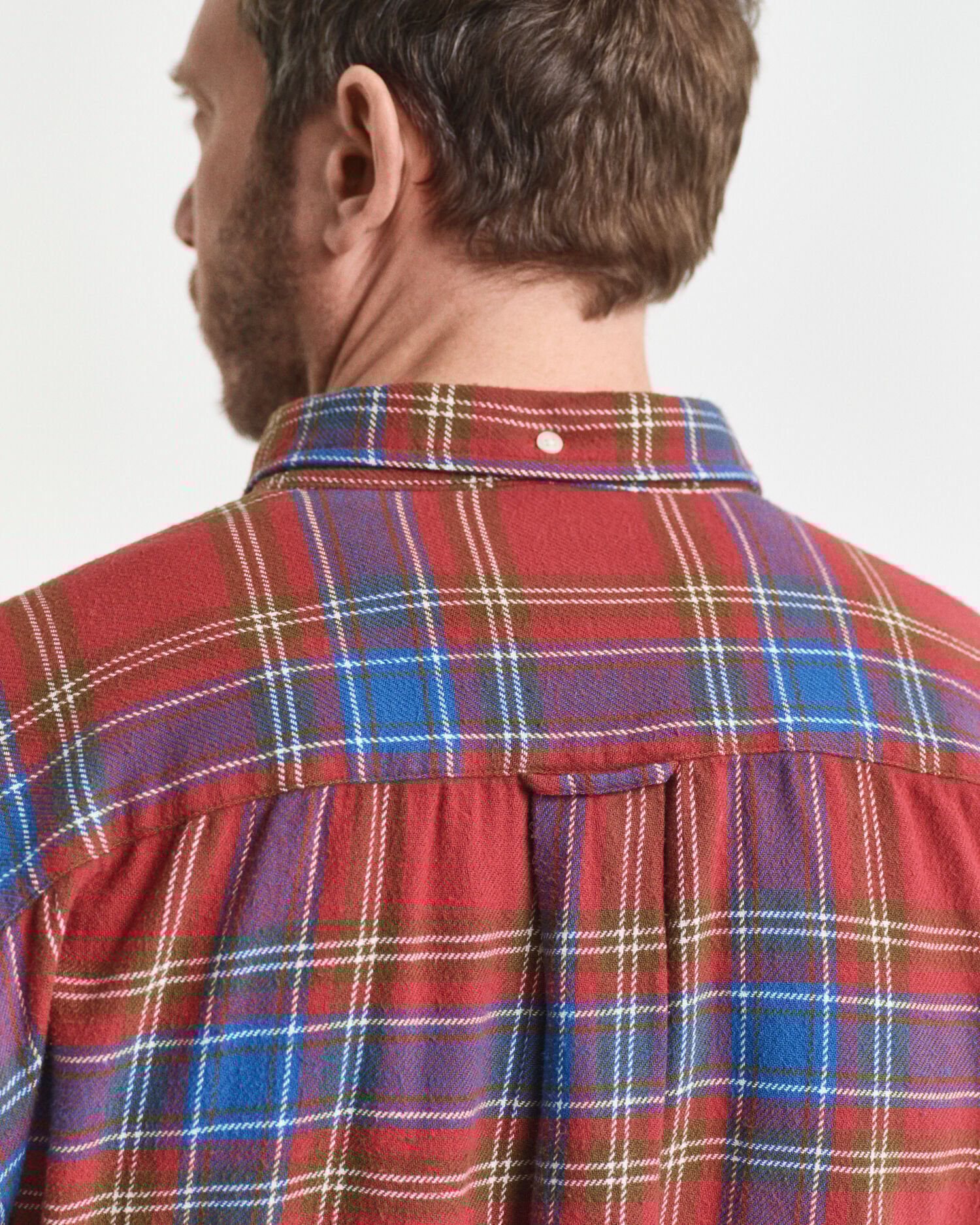 Relaxed fit ‑mitoitettu ruudullinen tvillipaita