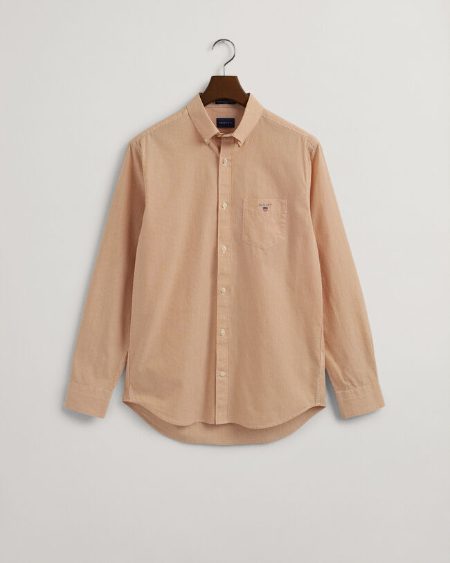 Regular fit ‑mitoitettu pystyraidallinen paita broadcloth-kankaasta